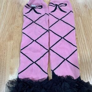 Girls pink ballet leggings